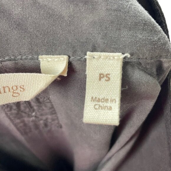 Soft Surroundings Camilla Front Tie Pockets Jumpsuit Grey Size Small Petite - Picture 9 of 10